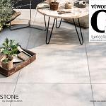 Solostone 70x70x3,2 cm Beton Olive