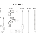 Evo Flex Clips   -  Black