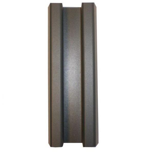 Aluminium Paal 8x8x300cm Black