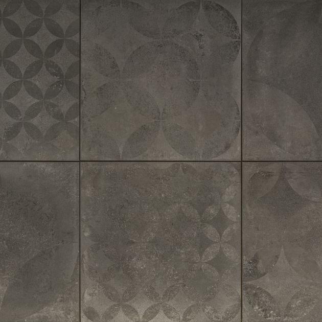 Cerasun Concrete Decor Graphite 60X60X4